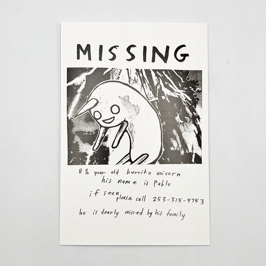 Missing Pablo Postcard