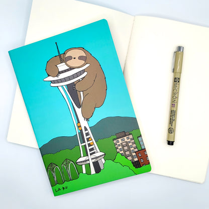Sloth in Seattle Notebook