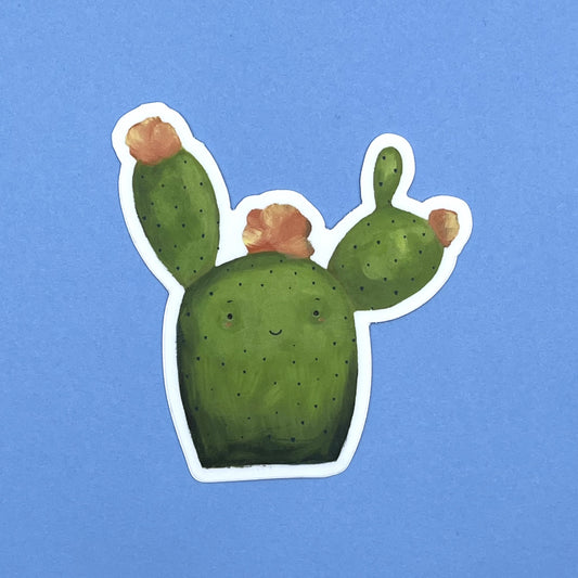 Cactus vinyl sticker