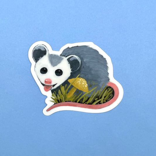 Possum Blep vinyl sticker