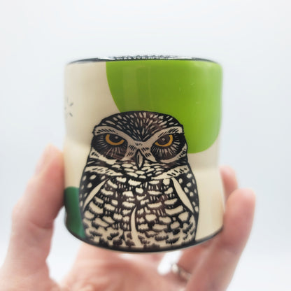 Burrowing Owl Lucky Cup - Medium