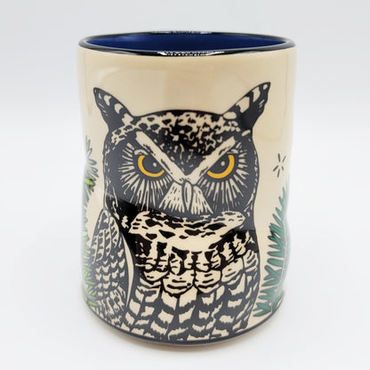 Great Horned Owl Lucky Cup - X-Large