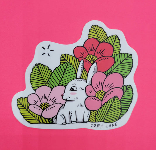 Bunny Vinyl Sticker
