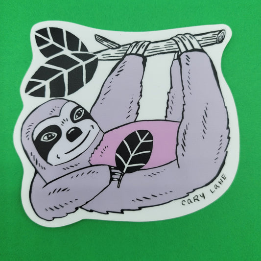 Sloth Vinyl Sticker