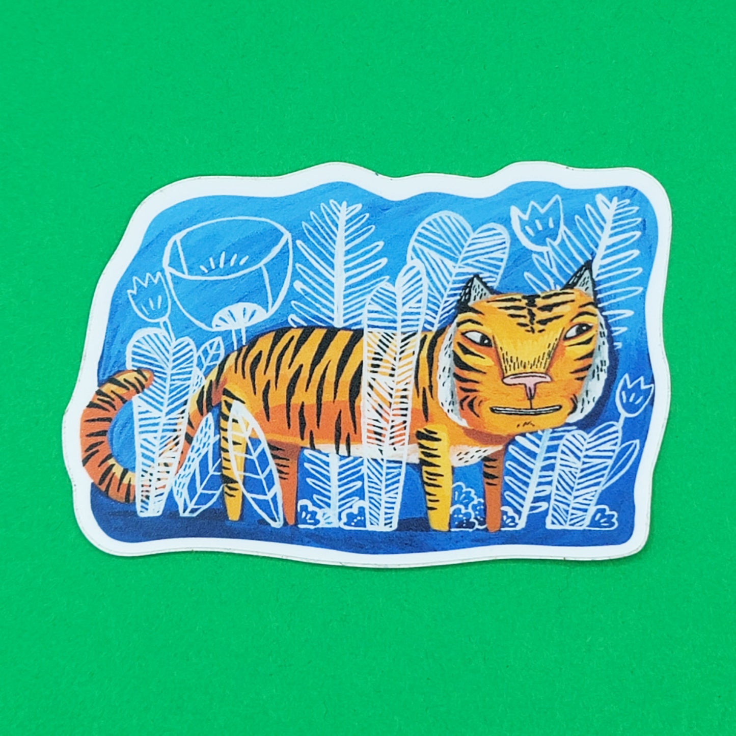 Tiger Vinyl Sticker
