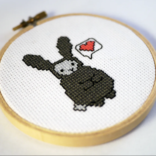 La Ru Bunny Cross Stitch Kit