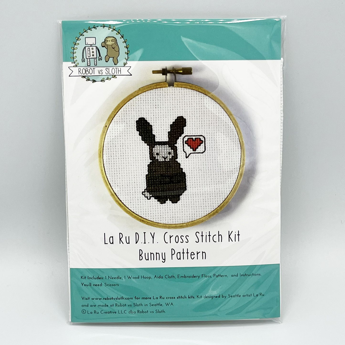 La Ru Bunny Cross Stitch Kit