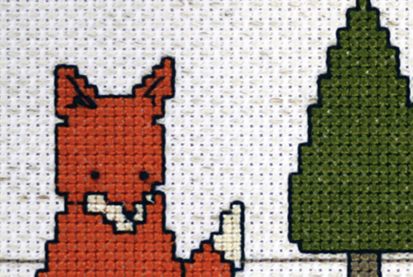 La Ru Fox Cross Stitch Kit
