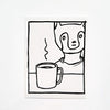 Morning Coffee Vinyl Sticker
